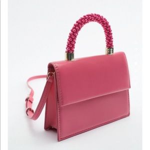 Beaded handle mini bag Zara